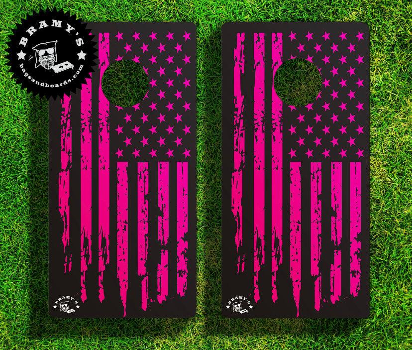 Pink Flag (includes 8 all-weather resin bags)