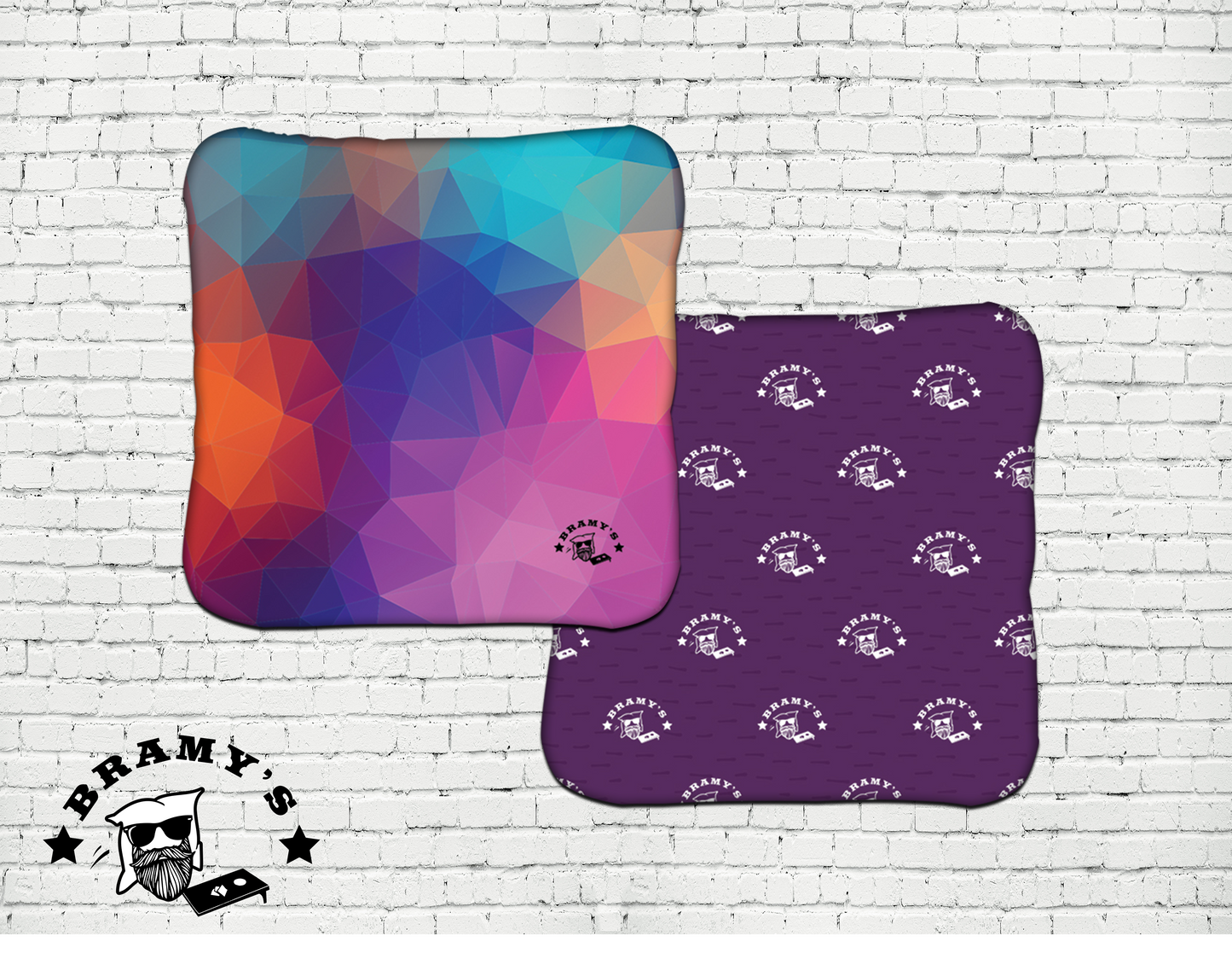 Girls Throw Too (4 pack)- Bold Kaleidoscope (purple logo back)