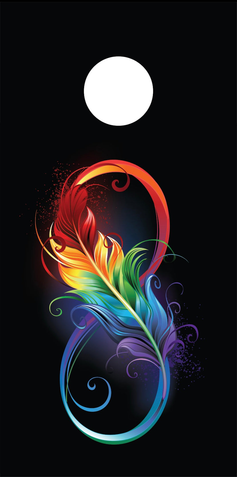 Rainbow Feather (includes 8 all-weather resin bags)