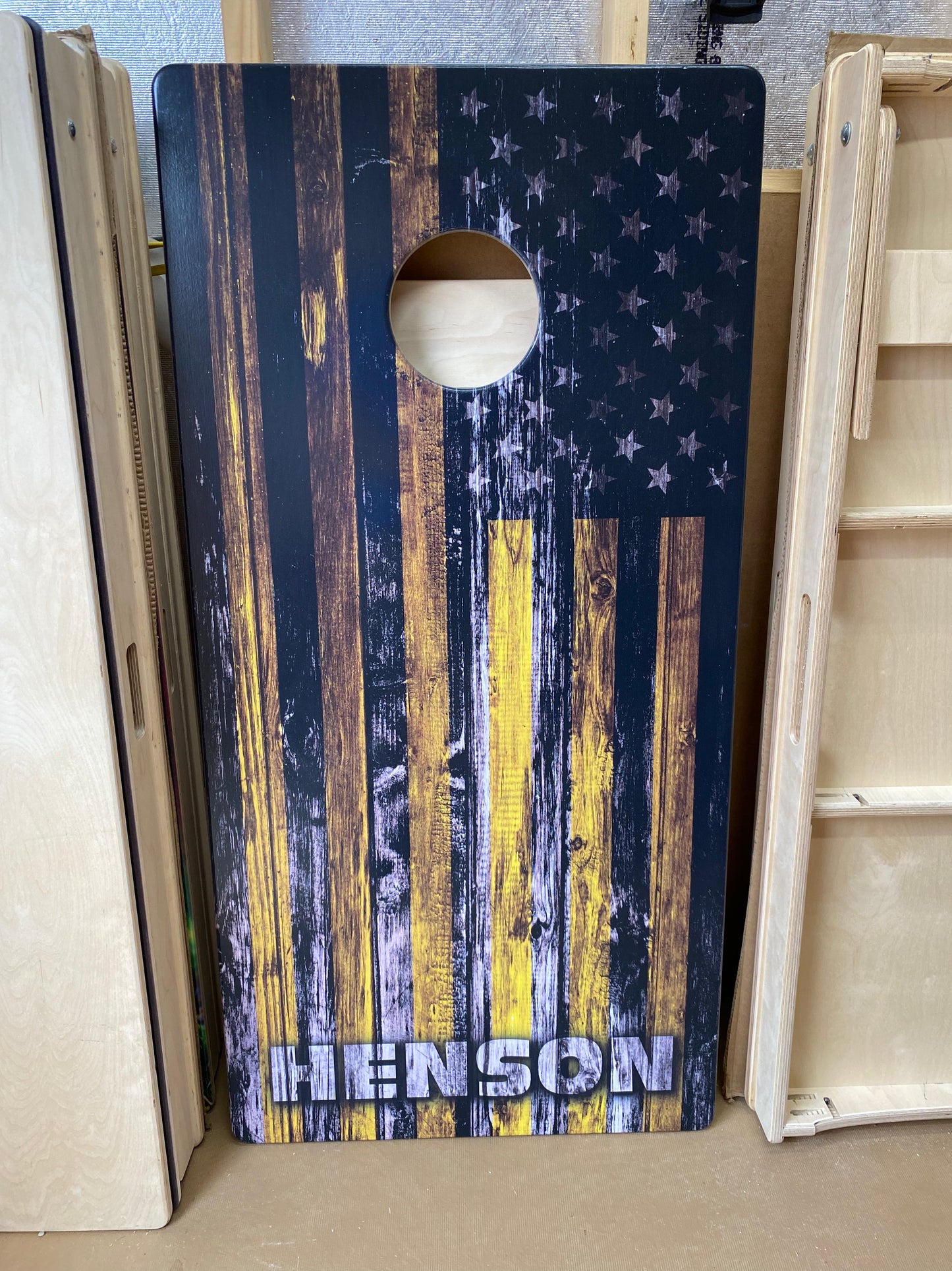 Boards and set of 8 custom bags w/ Custom Design Free Shipping