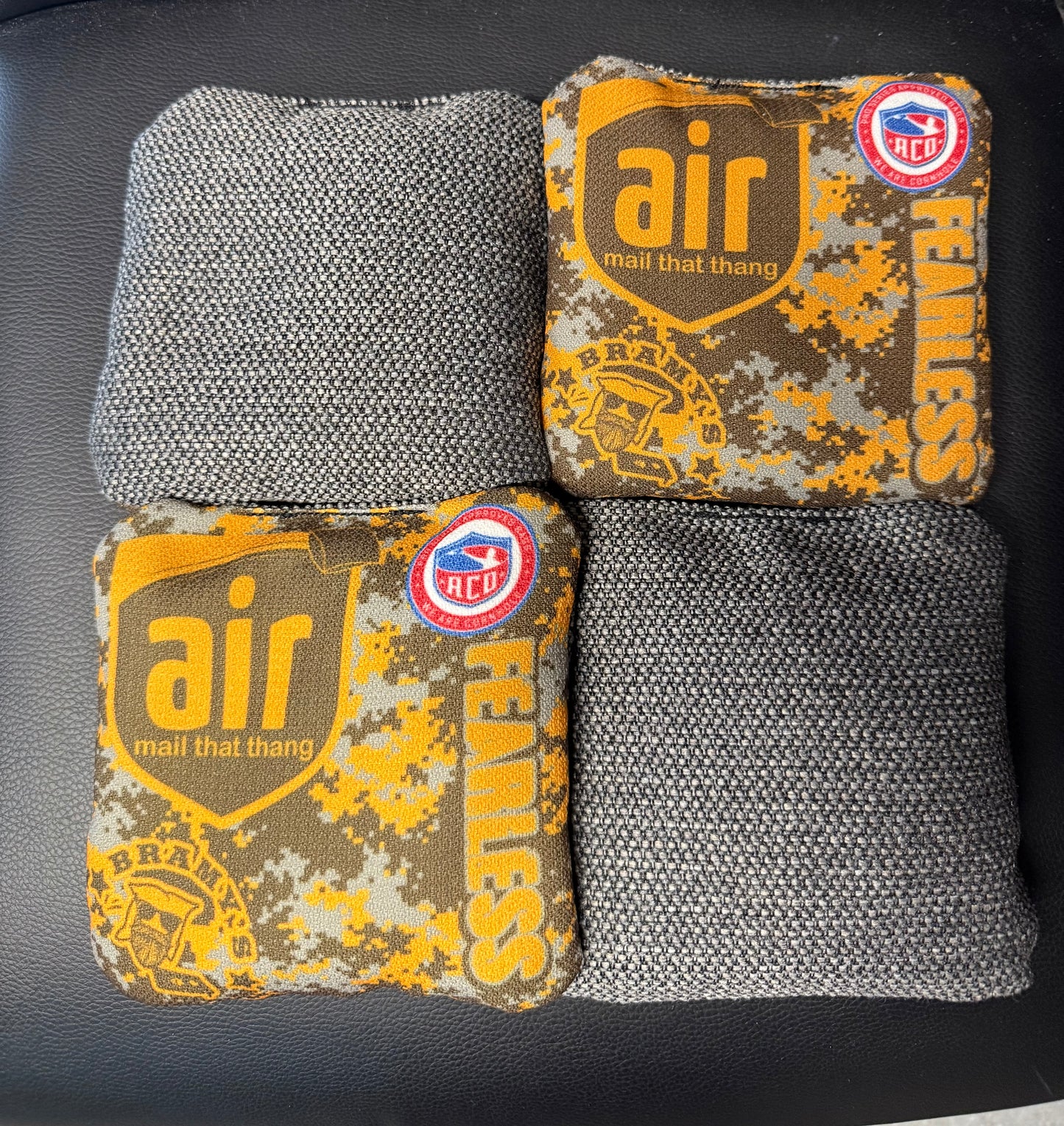 Fearless Series LIMITED AIR MAIL THAT THANG Black/Grey Carpet ACO Approved Speed 5/9 (4 pack)