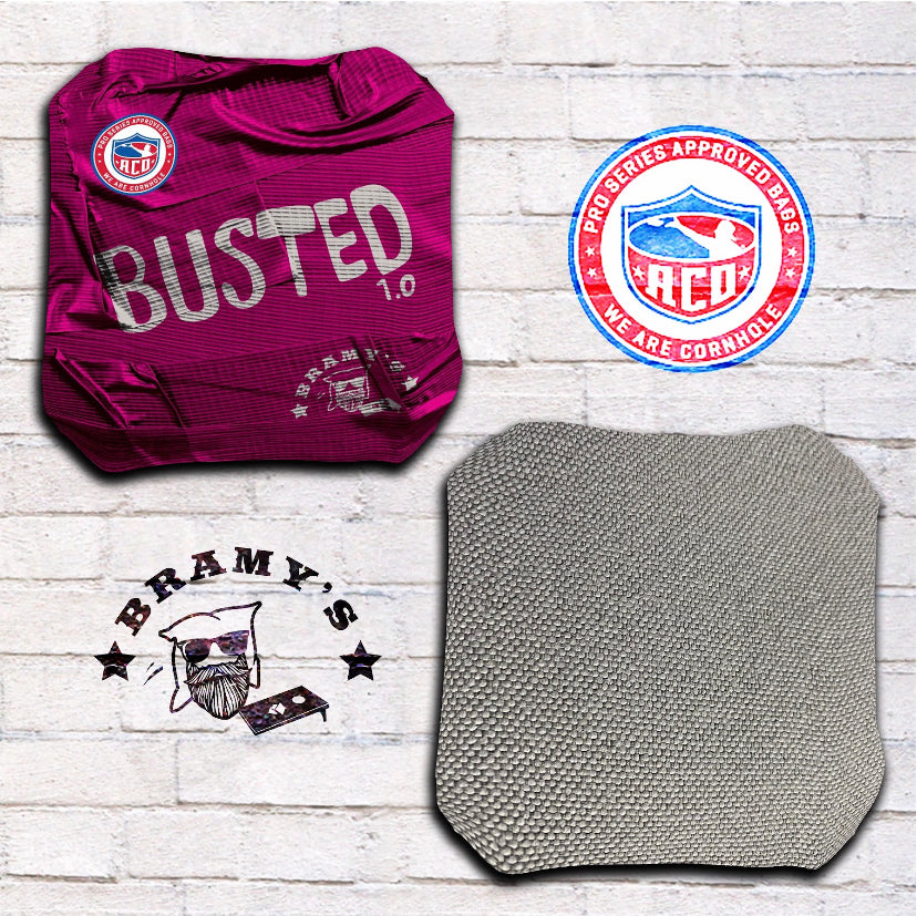 Busted 1.0 Pink/Grey ACO Approved Speed 5/8 (4 pack)