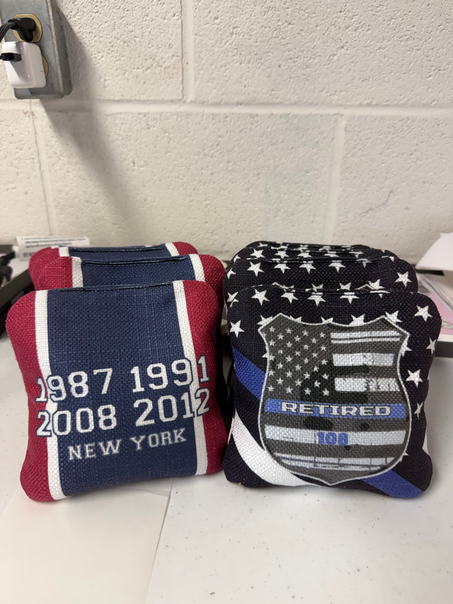 All Weather Boards w/ Custom Design-(8) Custom All Weather Bags 2 images Free Shipping