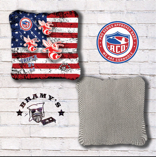 Triple B’s 2.0 New Art US Flag ACO Approved Speed 5/8 (4 pack)Now With Magic Pellet Mix