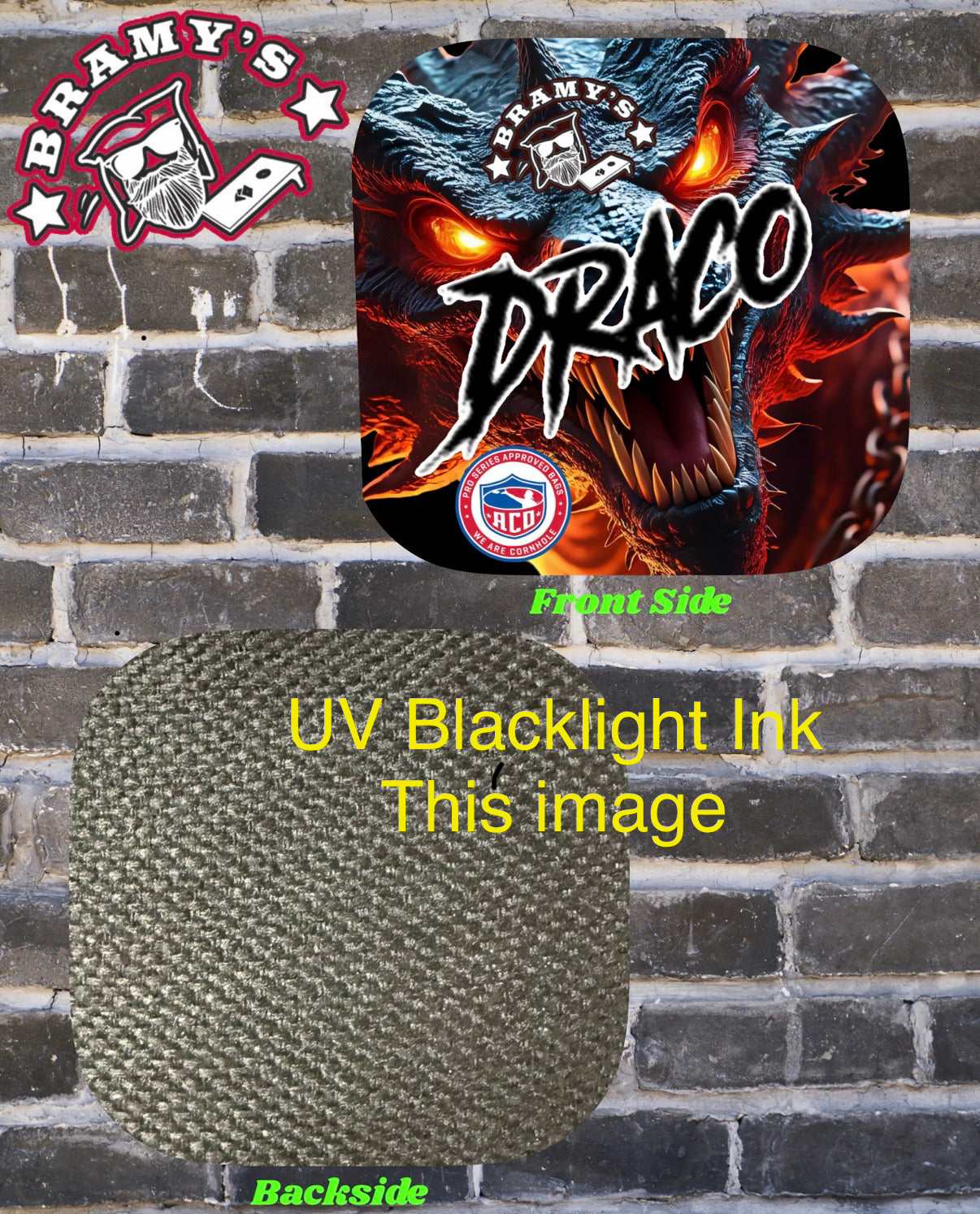 Draco Eyes Black Text ACO Approved Speed 5/9