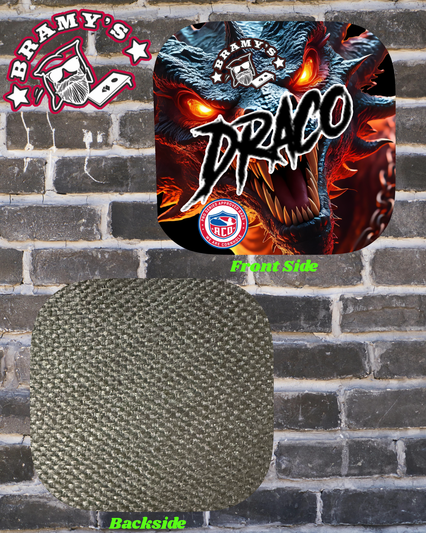 Draco Eyes Black Text ACO Approved Speed 5/9