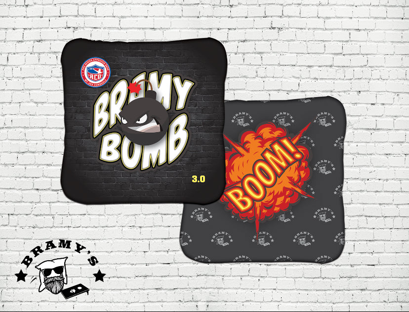Bramy Bombs 3.0 ACO Approved Pro (4 pack)- Black Brick Wall (Speed 7/4)