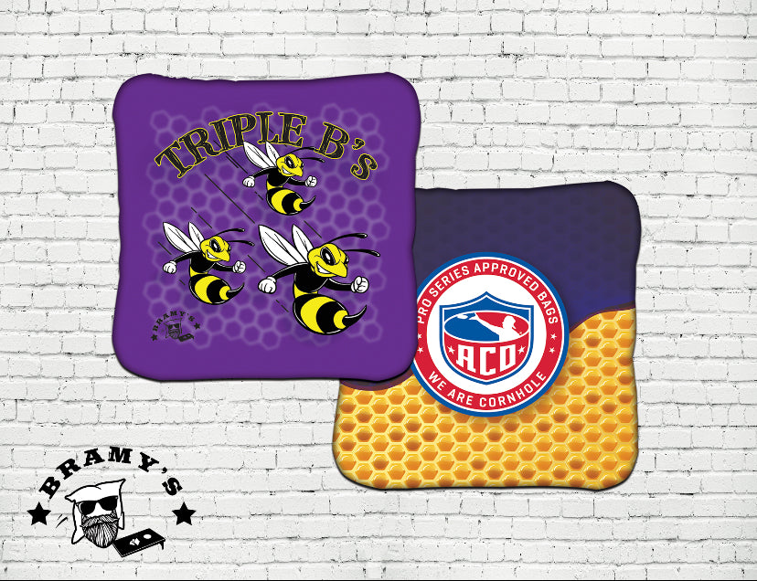 Triple B's Carpet- ACO Approved- Honeycomb Purple (4 pack)